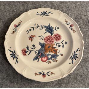 2 Vintage Wedgwood Williamsburg Potpourri Design Breas\and Butter Plates   #1198